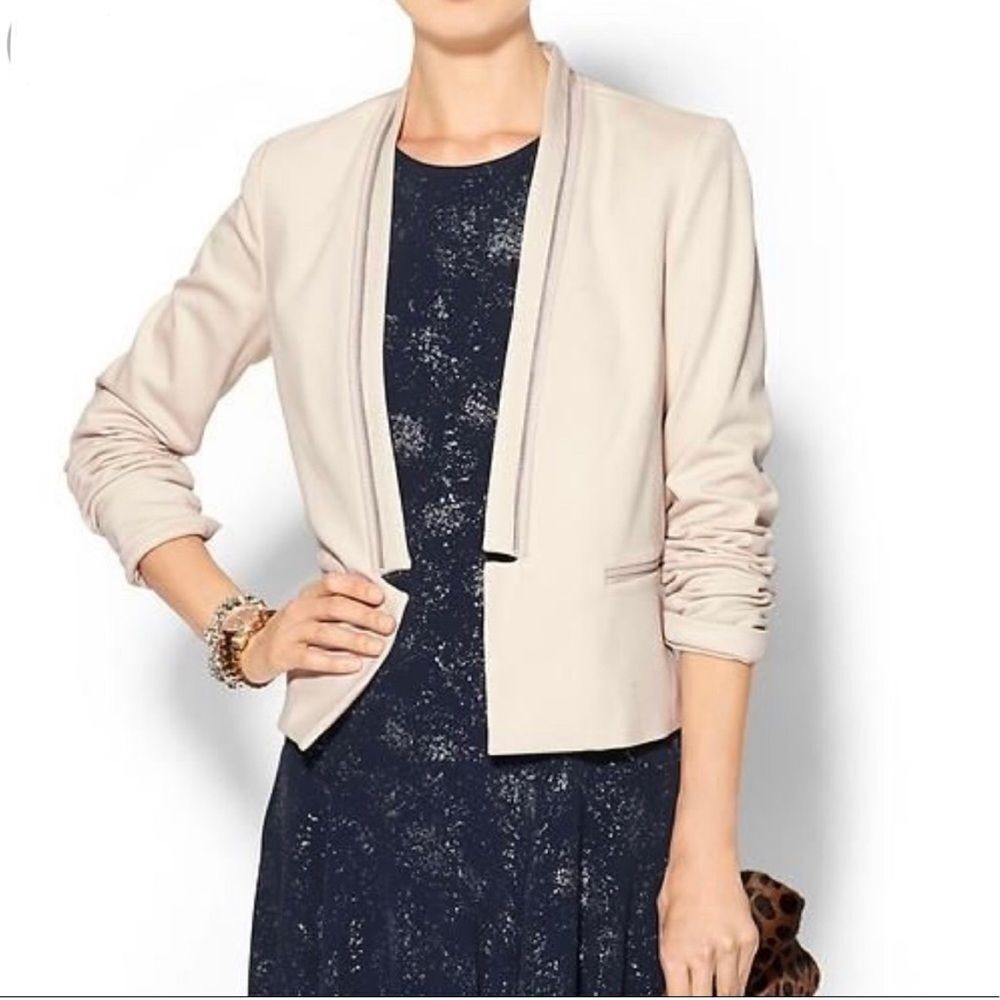 Rebecca Taylor Zipper Twill Jacket